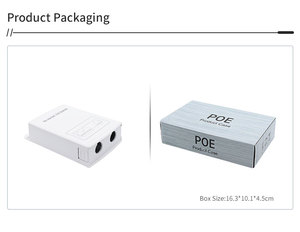 กิกะบิต1000Mbps 24V-60V PoE Extender กันน้ำ1ถึง2ไม่จำเป็นต้องใช้พลังงานภายนอกสำหรับสวิตช์เครือข่ายกล้องรักษาความปลอดภัย - Product Image 6