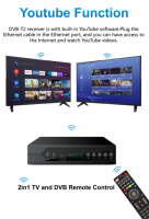 France récepteur de télévision numérique full hd 4K décodeur tv dvbt2 décodeur h.265 HEVC dvb-t2 tuner tv décodeur stb