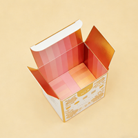 Luxuriöse Faltkartons Verpackungsbox mit Goldfolie Papier-Faltschachtel für Gesichtscreme