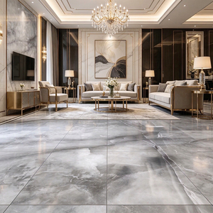 Carreaux de marbre gris onyx brillant 600x600, polis et vitrifiés, pour projets hôteliers et villas en Moyen-Orient, Afrique et Amérique <span class=keywords><strong>du</strong></span> <span class=keywords><strong>Sud</strong></span> - Product Image 4