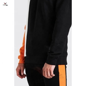 Nouveau survêtement polaire à capuche personnalisé avec impression numérique, blocs de couleur et bande latérale – Collection Hiver Officielle - Product Image 3