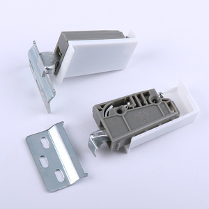 Soportes para colgar en el gabinete, de plástico y hierro, ocultos con cubierta, de fácil instalación para armario - Product Image 2