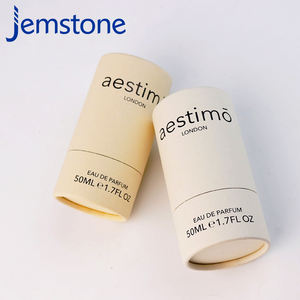 Emballage cylindrique personnalisé pour huiles essentielles et cosmétiques, biodégradable, taille personnalisable, emballage en papier kraft - Product Image 1