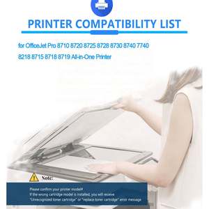 HP 953XL 957XL Compatible re-manufacturé complet pour le remplacement de la cartouche pour OfficeJet Pro 8730 8740 7740 imprimantes taille XL - Product Image 4