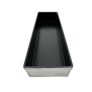 Plateau de cuisson rectangulaire en métal en aluminium de haute qualité pour des portions individuelles faciles à utiliser pour le four - Product Image 3
