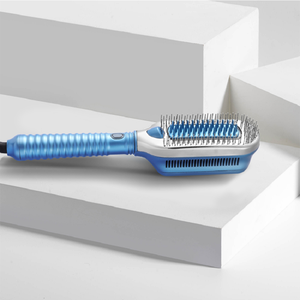 Ione di terapia del ghiaccio spazzola fredda piastra per capelli ferro piatto estensione a freddo spazzole per capelli aria fredda spazzola pettine - Product Image 2