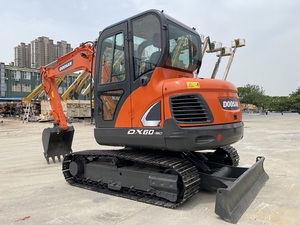 Excavatrice d'occasion de bonne performance Doosan DX60 6 tonnes Japon Marque nouvelle arrivée heures basses avec CE et EPA à vendre - Product Image 3