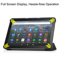 CYKE – étui de protection pour tablette en cuir Pu, housse de tablette en Tpu sommeil New Fire Hd 8 12e génération, version 2022
