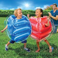 Ballon gonflable pour enfants rouge bleu ensemble de jouets de jeu en plein air balle de collision jeu de bataille balle gonflée jouet de ballon de collision