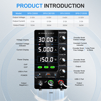 SPS-C305S ditingkatkan, 150W DC variabel catu daya 30V 5A enkoder dapat diatur suplai daya bangku dengan USB-A/C Port OCP OVP