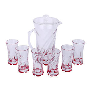 Bình Đựng Nước Trong Suốt Chống Vỡ Bình Nhựa 1.6l Bình Uống Nước Acrylic Có Nắp Cho Các Bữa Tiệc - Product Image 6