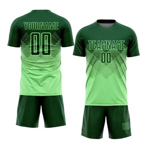 เสื้อเจอร์ซีย์ฟุตบอลชุดเสื้อเจอร์ซีย์ทีมฟุตบอลออกแบบได้ตามต้องการชื่อของทีมสโมสรระบายอากาศได้ดี - Product Image 1