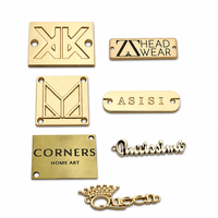 Accessoires pour sacs à main DIY, conception de logo en métal, étiquette pour portefeuille, vêtements, plaque en métal personnalisée, logo en métal doré, logo en lettres métalliques pour sac