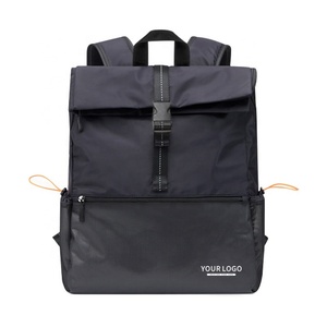 Factory Wholesale Large Capacity Polyester Backpack OEM Custom logo <b>Notebook</b> Interlayer Bag Laptop Backpack - Product Image 2
