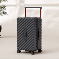 Valises de voyage d'affaires multifonctionnelles légères à 4 roues en ABS avec poignée large et grande capacité, à code, pour le transport à main