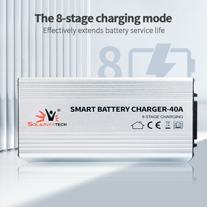 Mới nhất tự động hoàn toàn thông minh Battery <span class=keywords><strong>Charger</strong></span> 12V 24V 40A cho LiFePO4 Pin - Product Image 5