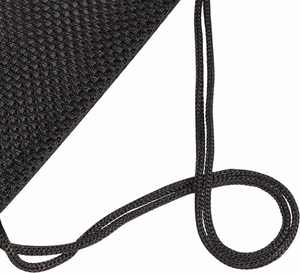 Bolsas de malla negras portátiles con cordón, personalizadas, resistentes, para gimnasio, lavandería, playa, juguetes, para hombres y mujeres - Product Image 3