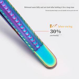 Pinzas para Pestañas con Punta de Fibra y Diseño de Pez con Logotipo Personalizado, Herramienta para Aplicar y Rizar Extensiones de Pestañas - Product Image 4