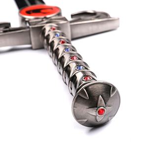 Spada <span class=keywords><strong>Anime</strong></span> da 120cm con Lama in Acciaio 440ss, Accessorio per Cosplay, Spada di Omens di Lion-O dei Thundercats con Supporto in Legno - Product Image 4