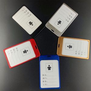 Multicolored Aluminum Office Card <b>Holders</b> Business Metal Employee Name Badges with Lanyard for Work <b>Id</b> Cards - Product Image 4