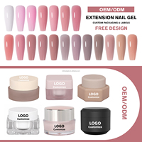 Gel UV sans HEMA ni TPO, OEM, vente en gros, marque privée, 30g, 60g, 1Kg, gel dur pour extension d'ongles, gel pour ongles, logo personnalisé, vernis gel