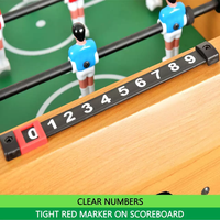 Mini table de football en MDF pour enfants, meilleure vente pour l'intérieur et les enfants, table multi-jeux unisexe avec logo personnalisé imprimé Gua de 10kg