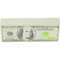 Jouets anti-stress personnalisés en forme de billet de cent dollars, en mousse PU souple et compressible, nouveauté, cadeau promotionnel, logo imprimé, vente en gros