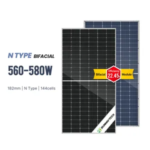 ソーラーパネルポール550w560w570w580w単結晶太陽光発電ソーラーパネル580w182mmモノPV太陽光発電