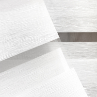Persianas Eléctricas Zebra a Medida, Cortinas de Tela Texturizada, Ajuste Perfecto, Integradas para Ventanas de Habitaciones, con Batería