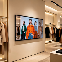 Pantalla LCD Ultrafina de 55 Pulgadas para Publicidad, Montaje en Pared, Sin Espacios, con Reproducción Automática en Bucle para Centros Comerciales, OEM