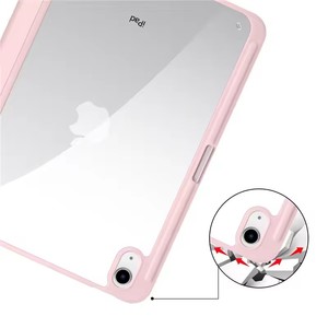 Étui rigide transparent en acrylique à trois volets avec porte-stylo pour <span class=keywords><strong>iPad</strong></span> 10e génération, compatible avec <span class=keywords><strong>iPad</strong></span> <span class=keywords><strong>10</strong></span>.2, 9.<span class=keywords><strong>7</strong></span>, <span class=keywords><strong>Pro</strong></span> 11, <span class=keywords><strong>iPad</strong></span> <span class=keywords><strong>10</strong></span>, 9, 8, <span class=keywords><strong>7</strong></span>, 6 - Product Image 5