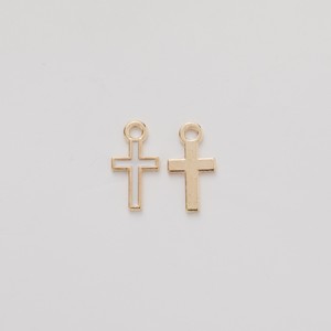 Colgante de Cruz Latina en Tono Dorado, de Aleación de Zinc Esmaltada, con Aro Individual, <span class=keywords><strong>para</strong></span> Recuerdos de <span class=keywords><strong>Bautizo</strong></span> y Manualidades - Product Image 5
