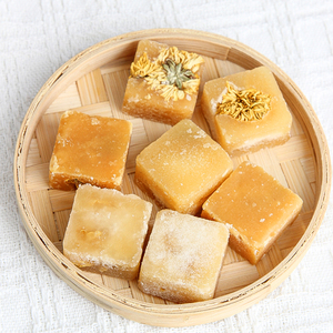 Chá de Crisântemo com Açúcar de Rocha e Cubos de Mel - 200g de Mistura de Chá em Lata para Bem-Estar Relaxante - Product Image 5