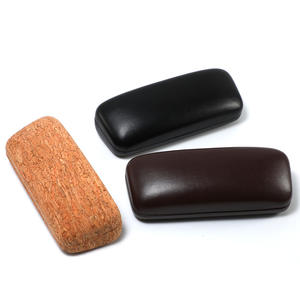 Estuche de Cuero Premium Hecho a Mano para Gafas, Rectangular, Color Sólido, Cierre de Cremallera, Almacenamiento Portátil para Gafas de 3-5.9 Pulgadas, Primavera 2025 - Product Image 2