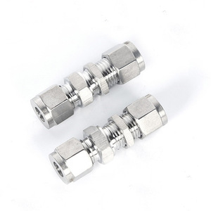Raccords de compression à double ferrule COVNA en acier inoxydable 304/316 pour tubes haute pression, coudes, tés, croisillons et raccords union mâles et femelles - Product Image 3