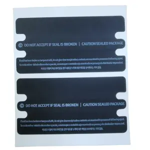 Adesivi per etichette con sigillo originale per scatole di imballaggio per telefoni cellulari samsung S23Ultra pellicola di plastica per carta sigillante aperta