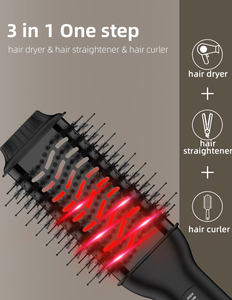 Sèche-cheveux volumateur best-seller, brosse à air chaud infrarouge, sèche-cheveux ionique - Product Image 4