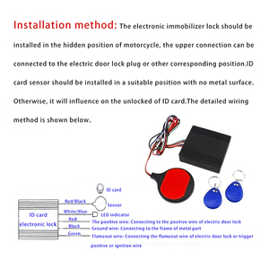 Ultimo Sistema Antifurto per Moto con Blocco Motore, Immobilizzatore, Allarme <span class=keywords><strong>a</strong></span> Scheda IC, Blocco Antifurto Invisibile <span class=keywords><strong>a</strong></span> Induzione - Product Image 6