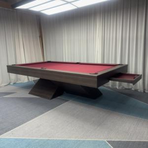 Table de billard de luxe sur mesure en arbre de Jiujiang, 9 boules, avec plateau de salle à manger, écologique et durable, 8 pieds, pour la maison - Product Image 5