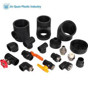 Áp lực cao 75mm HDPE 45 độ ống khuỷu tay bền 20mm mịn ổ cắm Fusion hàn kết nối đầu Hệ thống ống nước 1 mảnh - Product Image 1