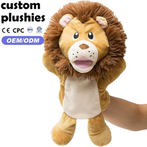 Marioneta de Mano de León de Peluche Suave Personalizada con Crin, Marioneta de León de Peluche para Juego Imaginativo Infantil - Product Image 1