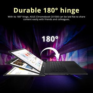ขายส่ง Chromebook รุ่น Cx1500cna ขนาด 15.6 นิ้ว จอ HD แล็ปท็อป Intel Celeron N3350 แรม 4GB ความจุ 64GB EMMC ระบบปฏิบัติการ Chrome OS โน้ตบุ๊คสำหรับธุรกิจ พร้อมพอร์ตต่างๆ - Product Image 3