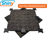 Tapis de sol en caoutchouc durable avec absorption des chocs pour équipement d'exercice et parquet