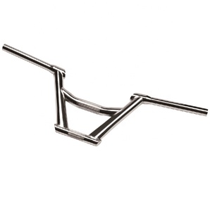 Manillar personalizado <span class=keywords><strong>BMX</strong></span> para <span class=keywords><strong>bicicleta</strong></span>, manillar cromado, brillante, 25,4x680mm, venta al por mayor - Product Image 1