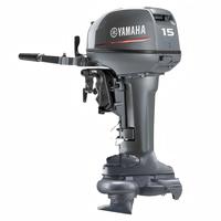 Motor Tempel Grosir 15 HP 2 Tak Yamaha 15HP Poros Pendek Panjang Tiller Starter Manual Mesin Perahu Bensin untuk Memancing Sport