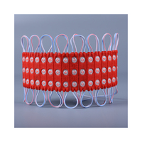 Taille 8218 3 leds 12v modulo avec lentille pour panneau de signalisation canal lettre led module 1.5w modulos leds 2835