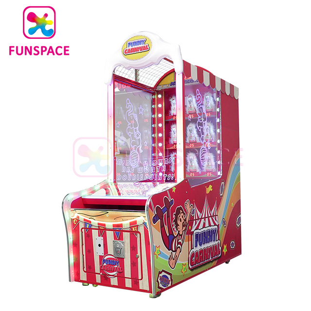 New Products Arcade Amusement Ball Shooting Gaming Coin Operated Games Throwing Ball Pitching Machine
