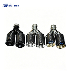 Puntas de escape de fibra de carbono estilo brillante para BMW Serie 3 4 5 6 X3 X4 X5 X6 Serie F G, mejora de rendimiento - Product Image 1