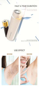 Mini épilateur électrique indolore pour sourcils et poils du corps, étanche IPX6, usage domestique, pour le visage, le nez et les zones du bikini - Product Image 6