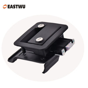 Serrure de porte d'entrée en métal noir à 100%, style américain, pièces et accessoires pour camping-car, <span class=keywords><strong>caravane</strong></span>, remorque de voyage, camion, <span class=keywords><strong>caravane</strong></span> - Product Image 2